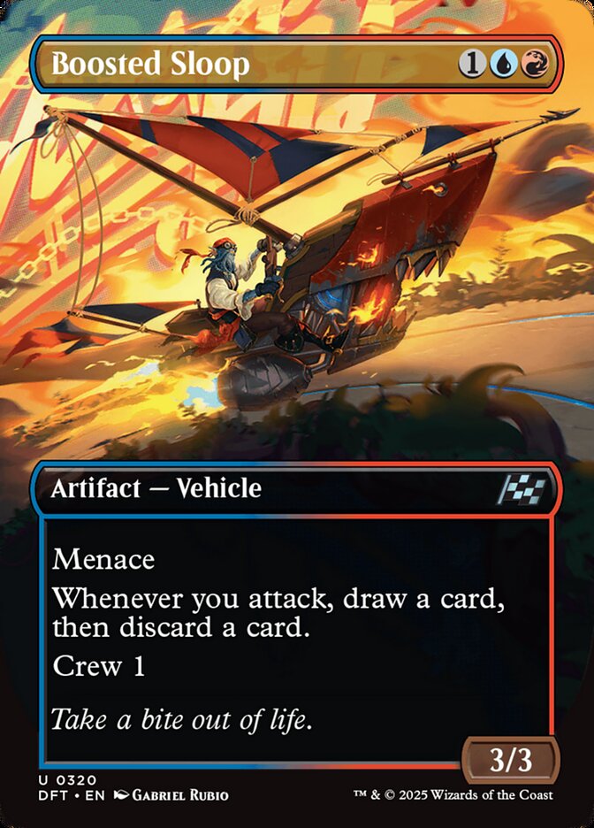 Boosted Sloop, Aetherdrift Card Art