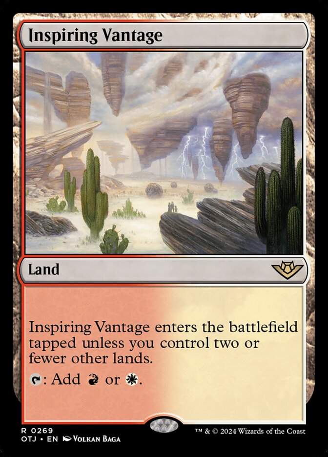 Inspiring Vantage, Outlaws Of Thunder Junction Card Art