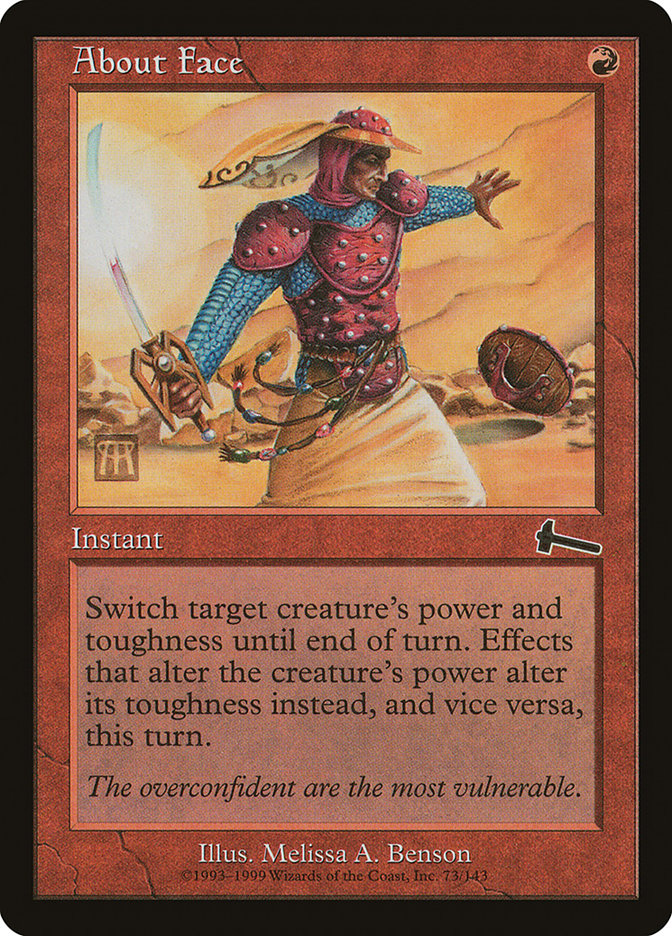 About Face, Urza's legacy Card Art