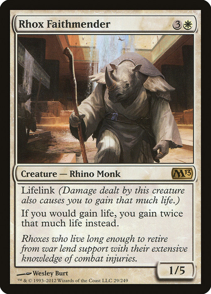 Rhox Faithmender, Magic 2013 Card Art