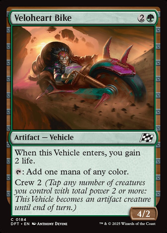 Veloheart Bike, Aetherdrift Card Art