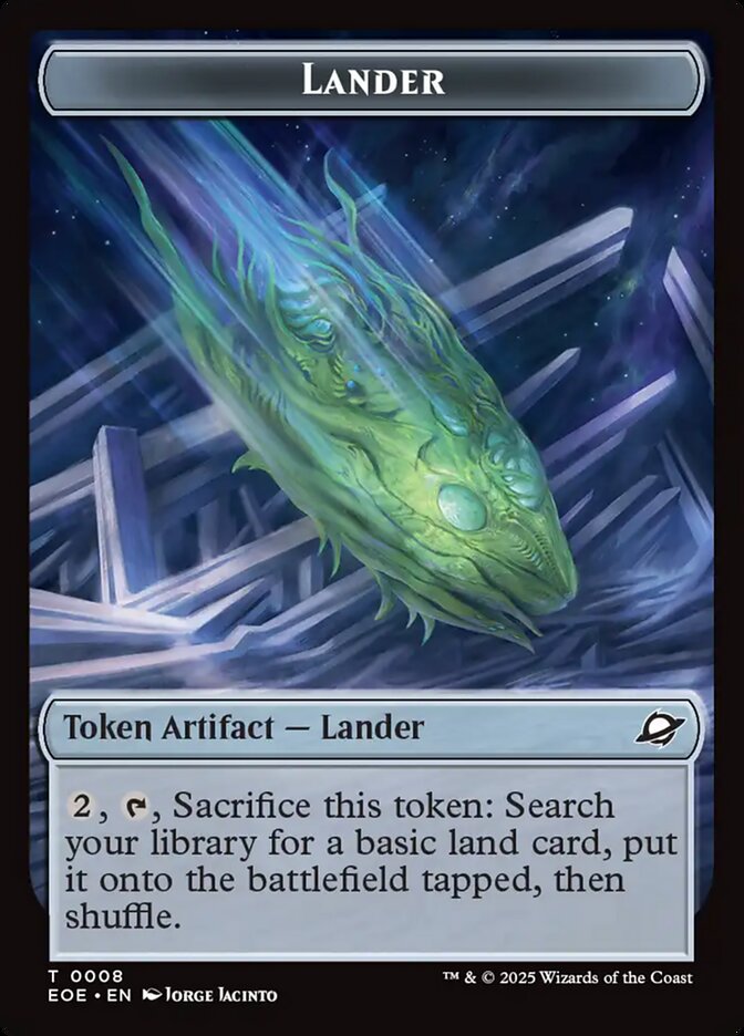 Lander, Edge Of Eternities Tokens Card Art