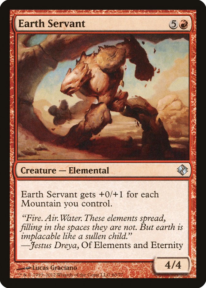 Earth Servant, Duel decks: venser vs. koth Card Art