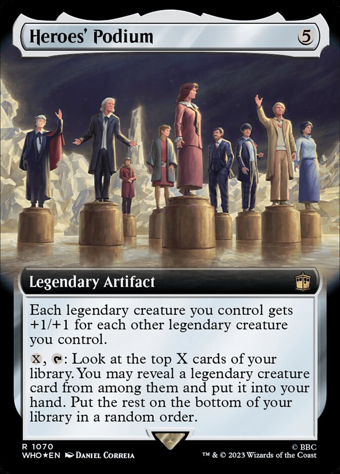 Heroes' Podium, Doctor Who Card Art
