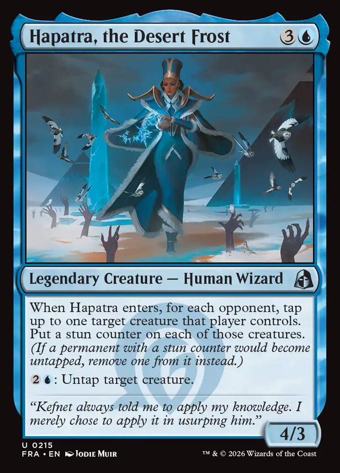 Hapatra, the Desert Frost, Reality Fracture Card Art