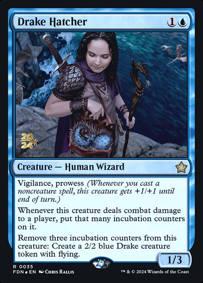 Drake Hatcher, Foundations Promos Card Art
