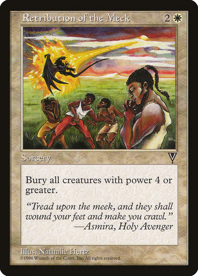 Retribution of the Meek, Visions Card Art