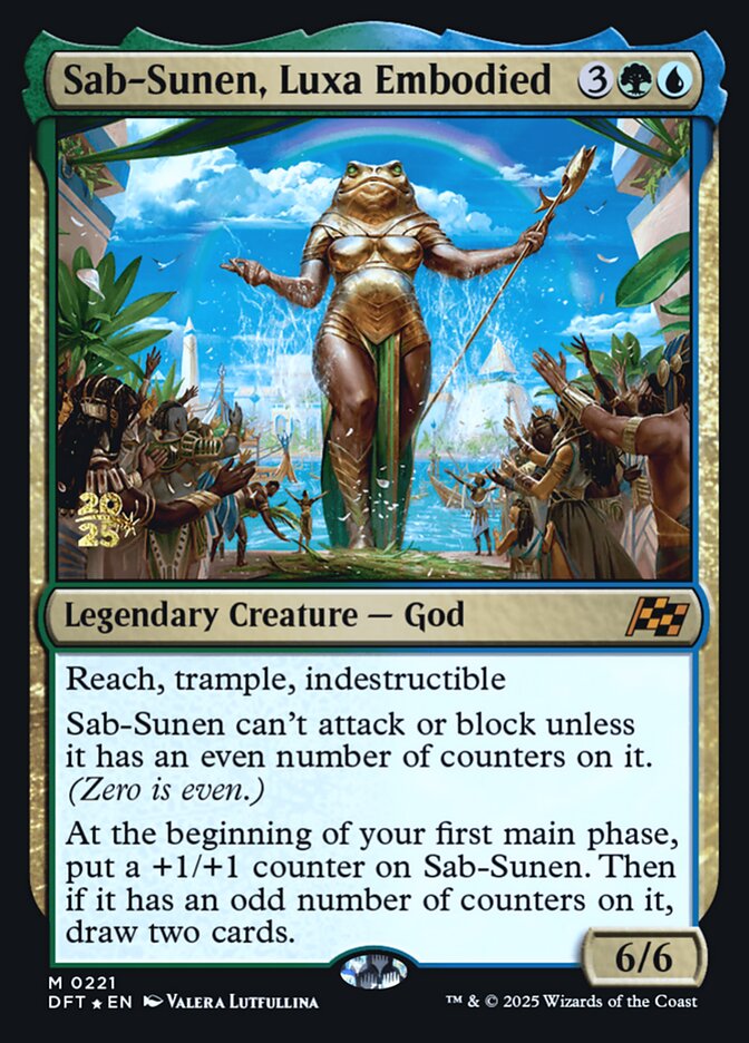 Sab-Sunen, Luxa Embodied, Aetherdrift promos Card Art