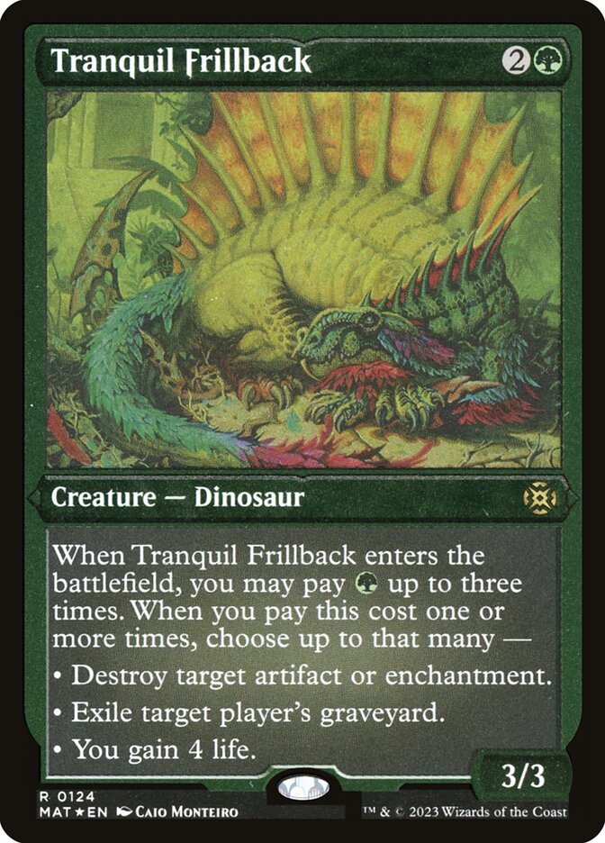Tranquil Frillback - Etched Foil