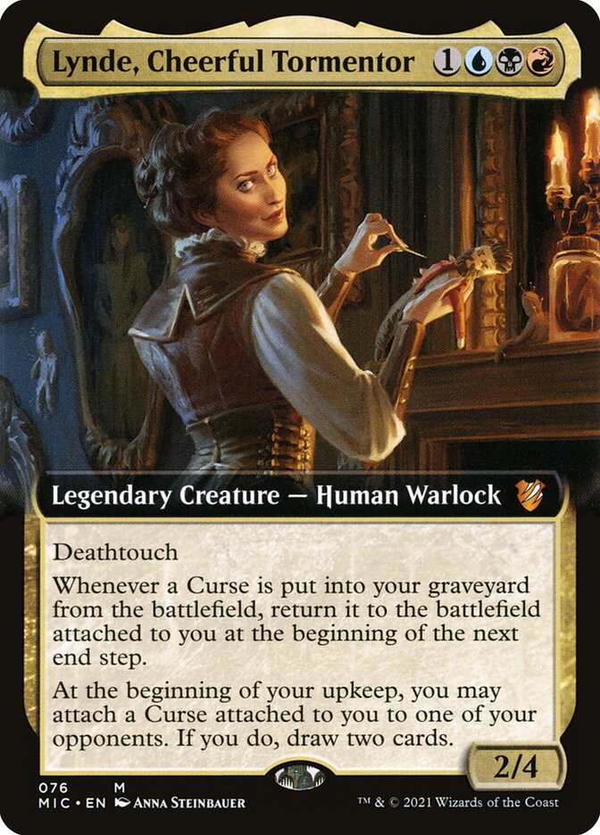 Lynde, Cheerful Tormentor, Midnight Hunt Commander Card Art