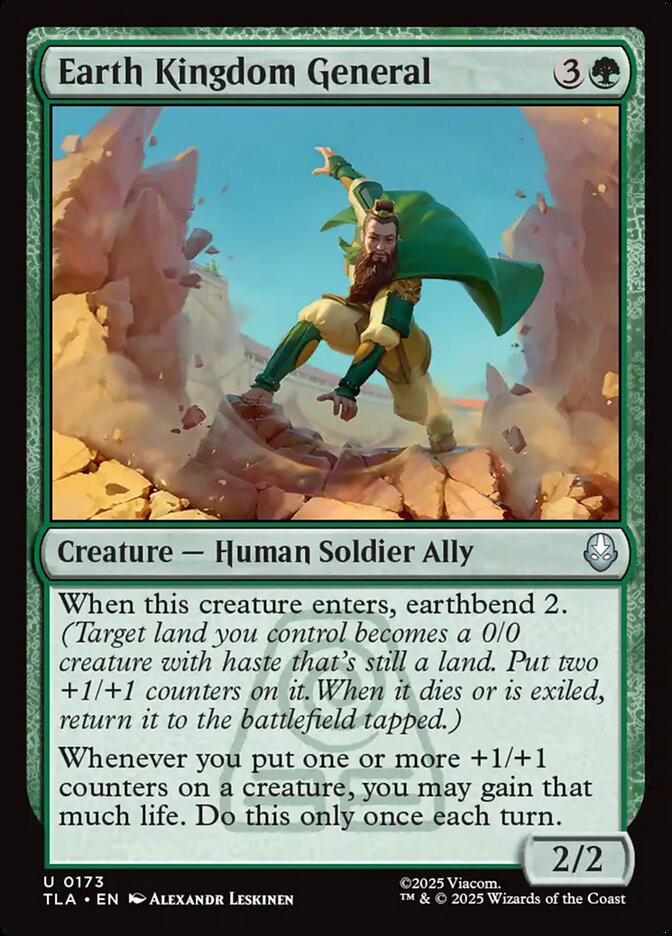 Earth Kingdom General, Avatar: The Last Airbender Card Art