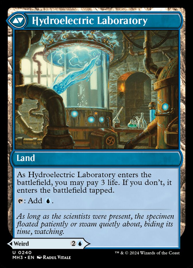 Hydroelectric Specimen // Hydroelectric Laboratory - Foil