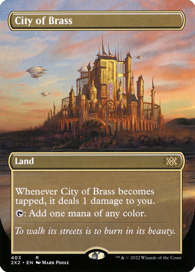 City of Brass, Double masters 2022 Card Art