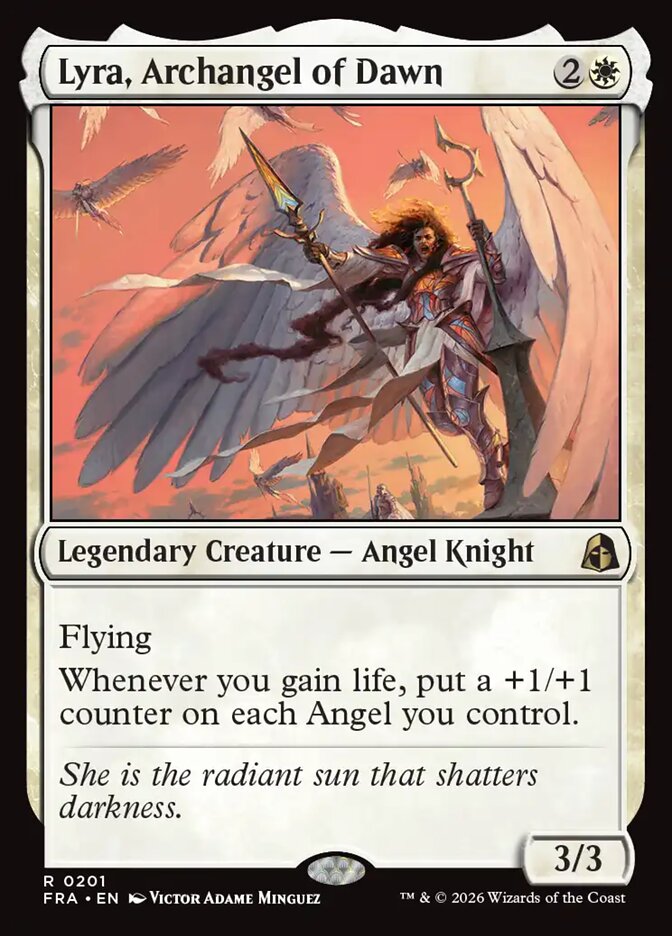 Lyra, Archangel of Dawn, Reality Fracture Card Art