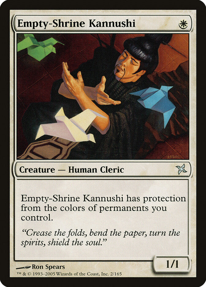 Empty-Shrine Kannushi, Betrayers Of Kamigawa Card Art