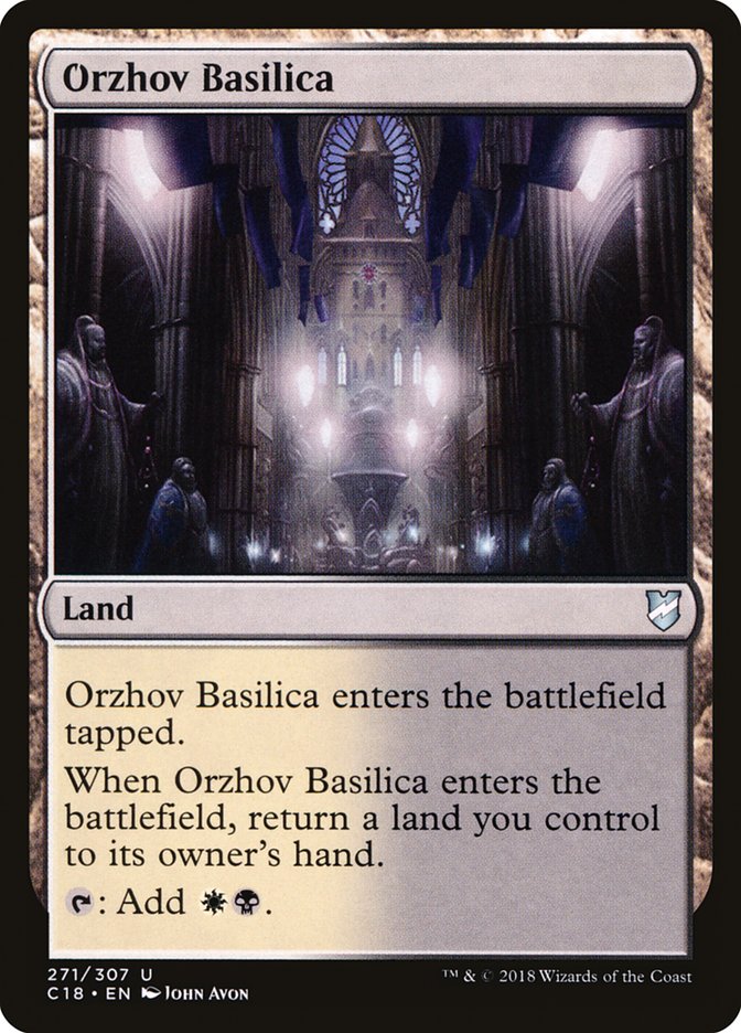 Orzhov Basilica, Commander 2018 Card Art