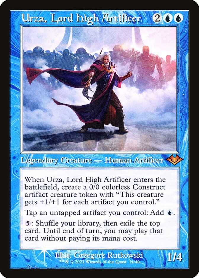 Urza, Lord High Artificer, Modern Horizons 1 Timeshifts Card Art