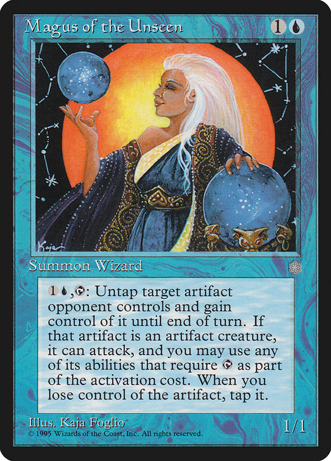 Magus of the Unseen, Ice Age Card Art