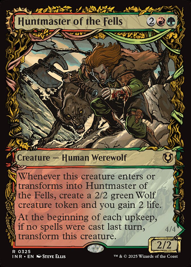 Huntmaster of the Fells // Ravager of the Fells, Innistrad remastered Card Art