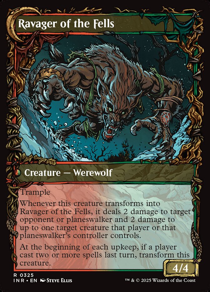 Huntmaster of the Fells // Ravager of the Fells, Innistrad remastered Card Art