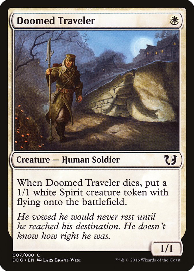 Doomed Traveler, Duel Decks: Blessed Vs. Cursed Card Art