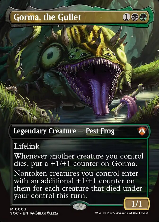 Gorma, the Gullet, Secrets Of Strixhaven Commander Card Art