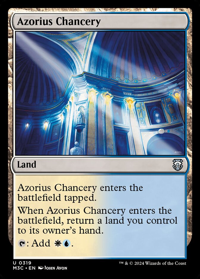 Azorius Chancery, Modern horizons 3 commander Card Art