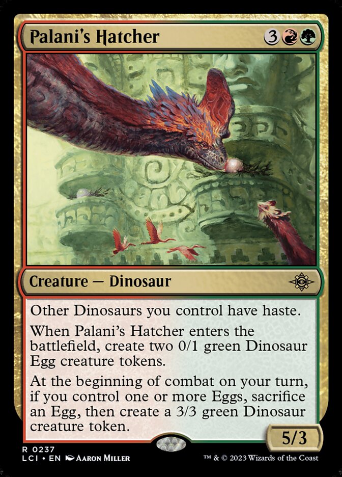 Palani's Hatcher, The lost caverns of ixalan Card Art