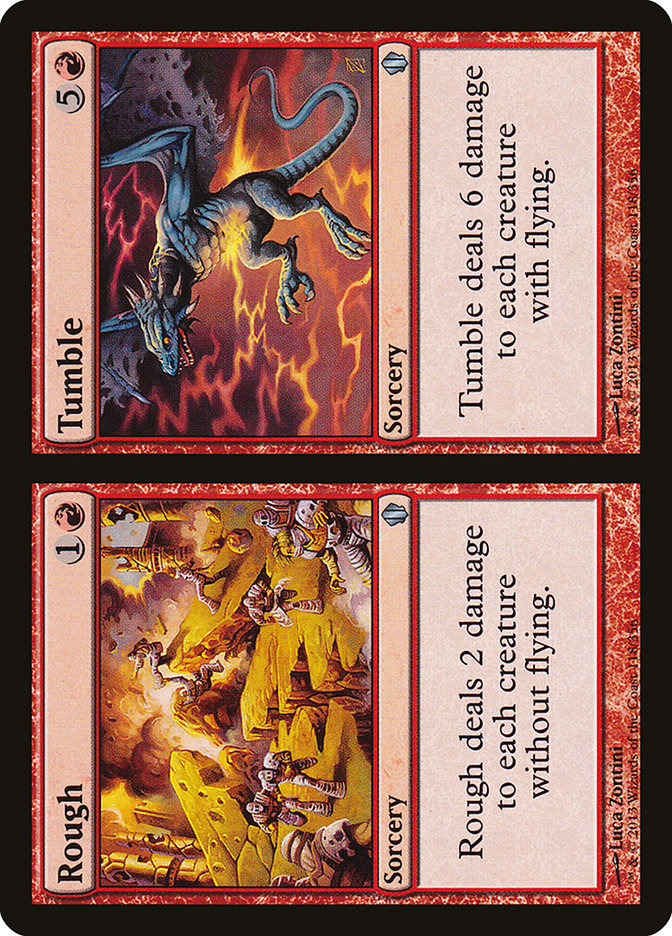 Rough // Tumble, Commander 2013 Card Art