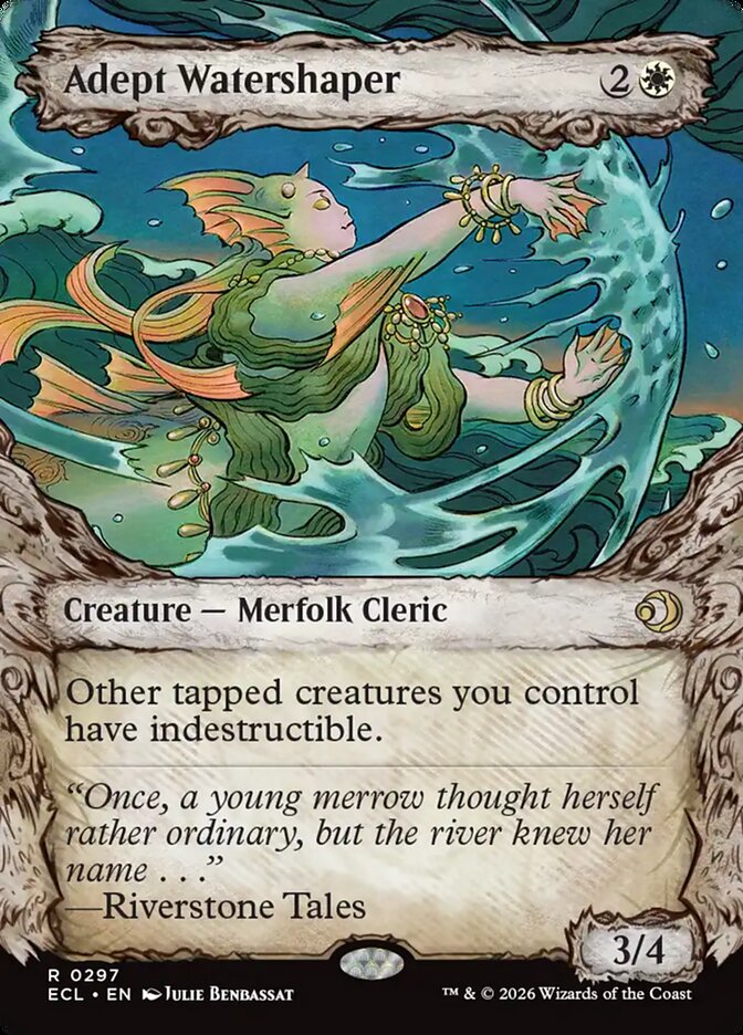 Adept Watershaper, Lorwyn Eclipsed Card Art