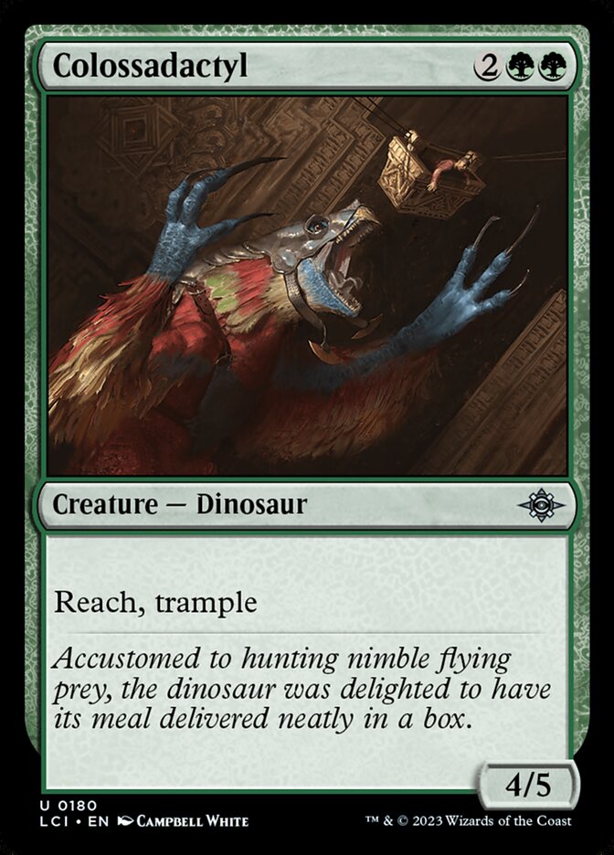 Colossadactyl, The lost caverns of ixalan Card Art