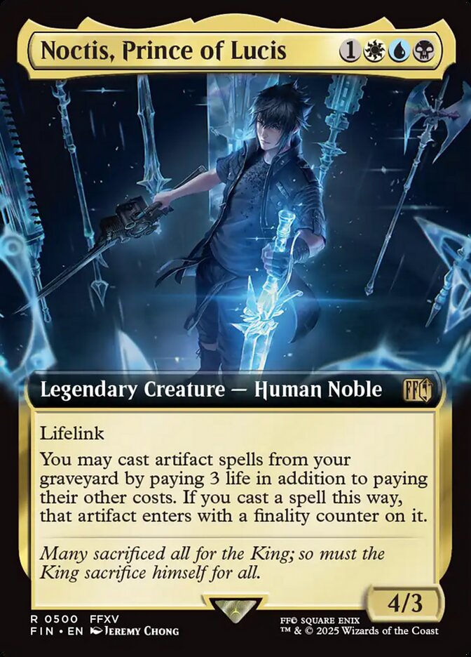 Noctis, Prince of Lucis, Final Fantasy Card Art