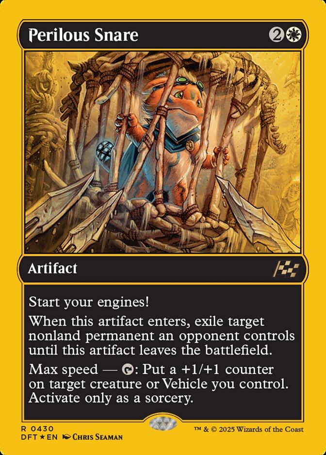 Perilous Snare, Aetherdrift Card Art
