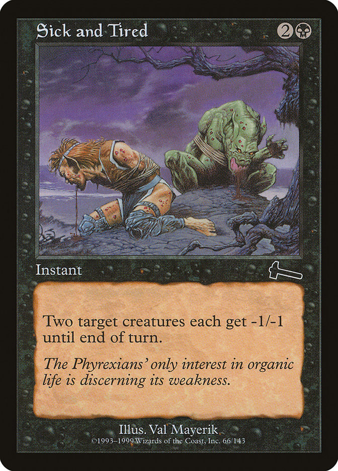 Sick and Tired, Urza's legacy Card Art