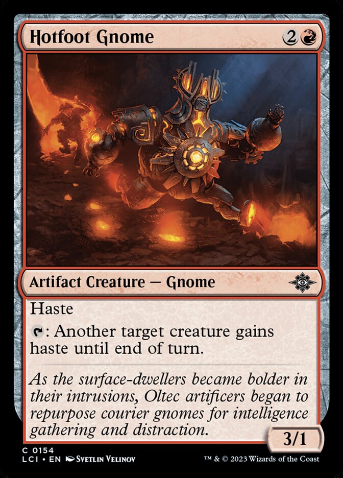 Hotfoot Gnome, The lost caverns of ixalan Card Art