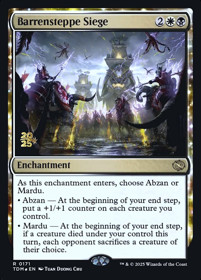 Barrensteppe Siege, Tarkir: Dragonstorm Promos Card Art