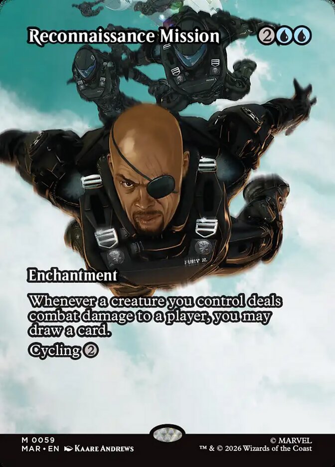 Reconnaissance Mission, Marvel Universe Card Art