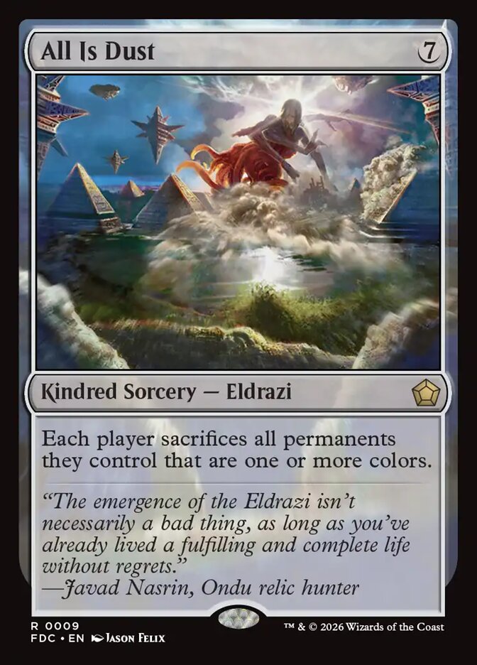 All Is Dust, Foundations Commander Card Art