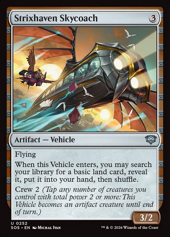 Strixhaven Skycoach, Secrets Of Strixhaven Card Art