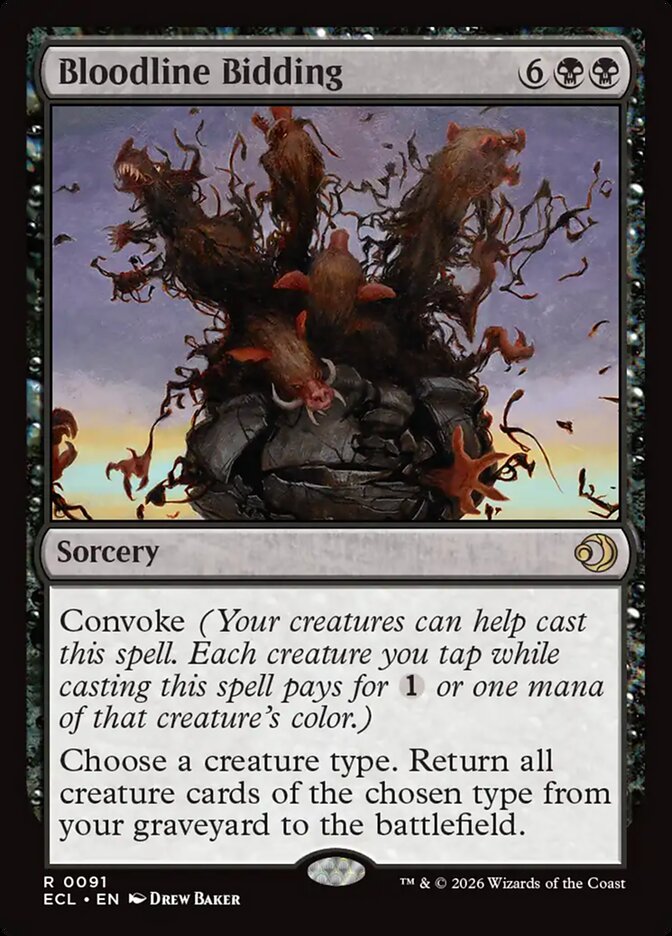 Bloodline Bidding, Lorwyn Eclipsed Card Art