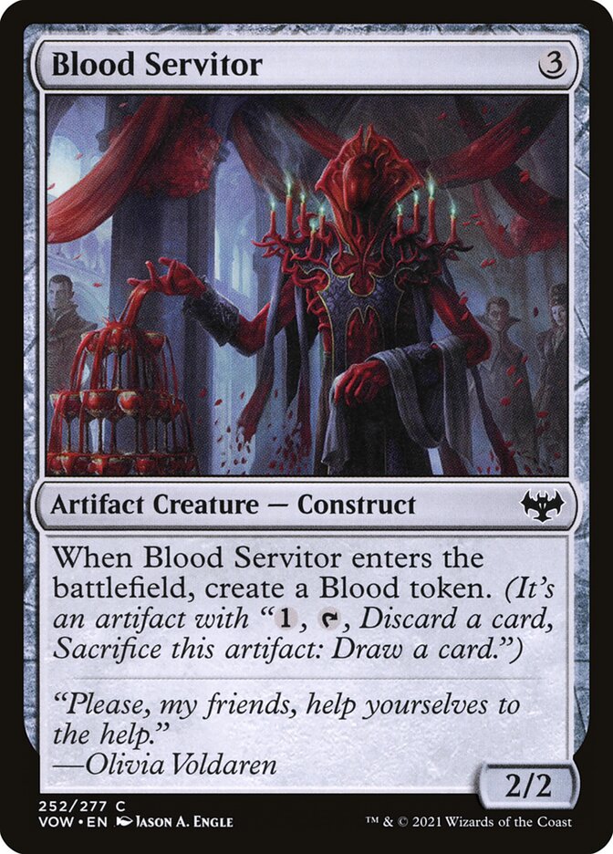 Blood Servitor, Innistrad: crimson vow Card Art