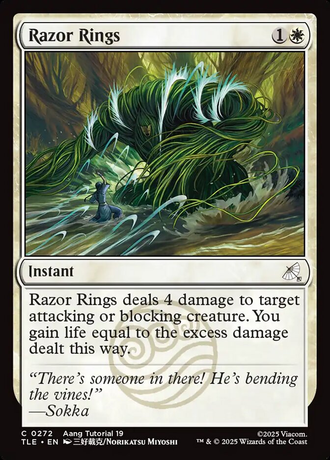 Razor Rings, Avatar: The Last Airbender Eternal Card Art