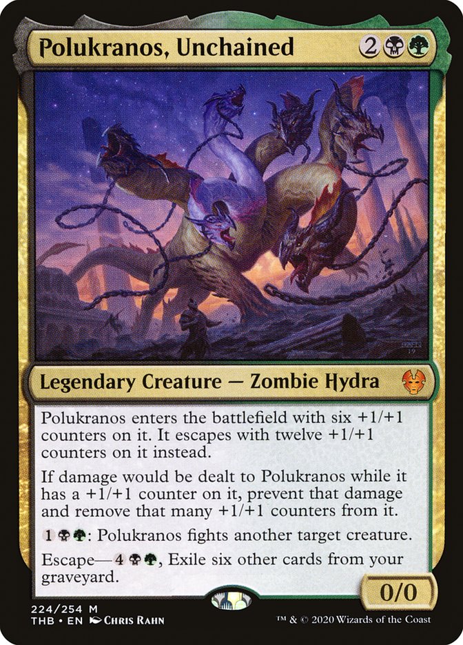 Polukranos, Unchained, Theros beyond death Card Art