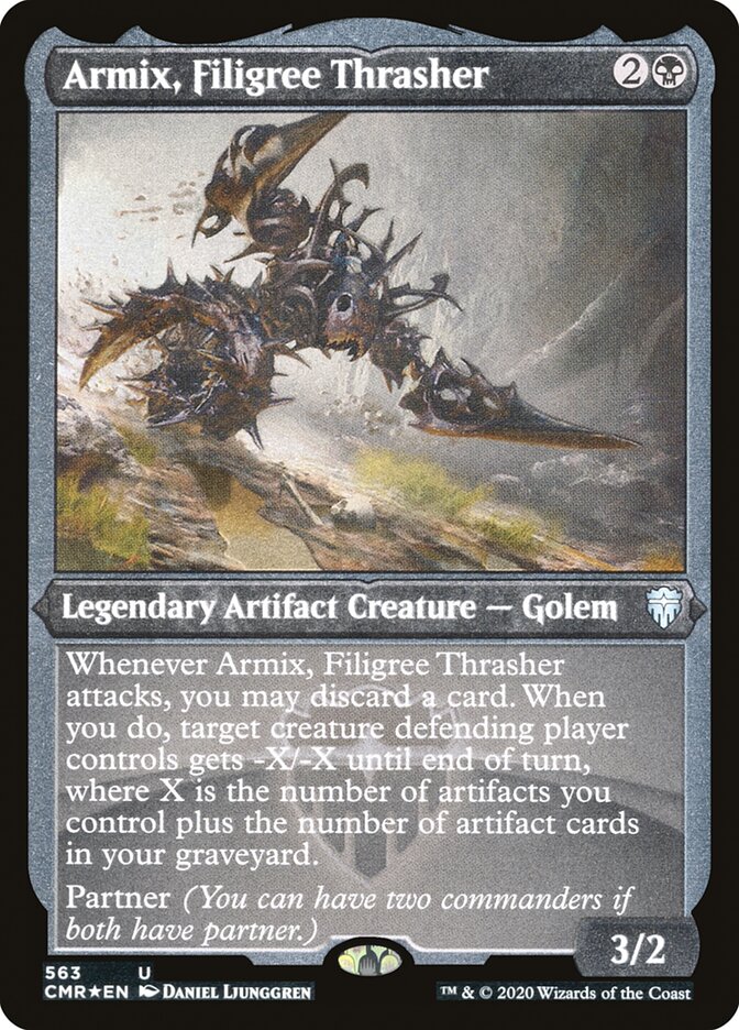 Armix, Filigree Thrasher, Commander legends Card Art