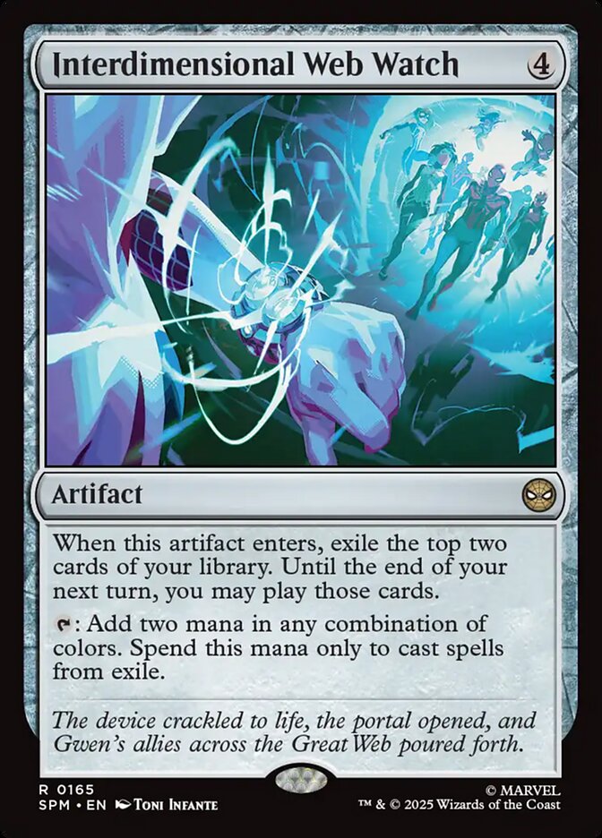 Interdimensional Web Watch, Marvel'S Spider-Man Card Art