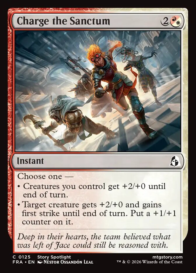 Charge the Sanctum, Reality Fracture Card Art