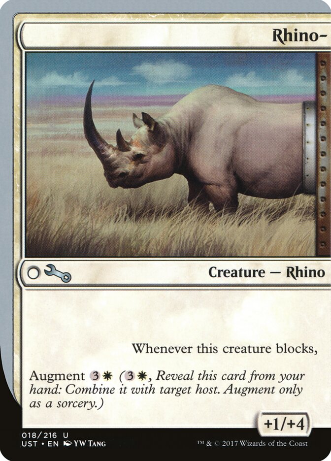 Rhino-, Unstable Card Art