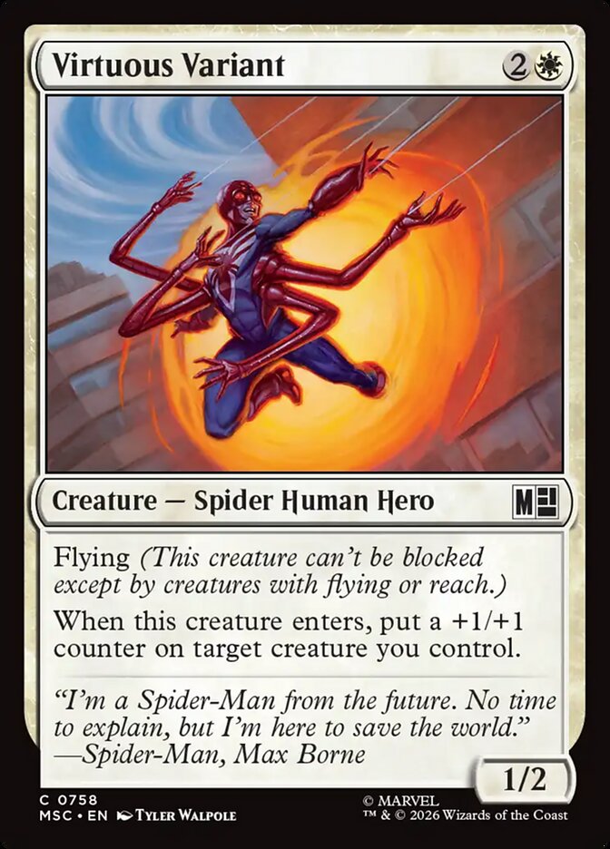 Virtuous Variant, Marvel Super Heroes Commander Card Art
