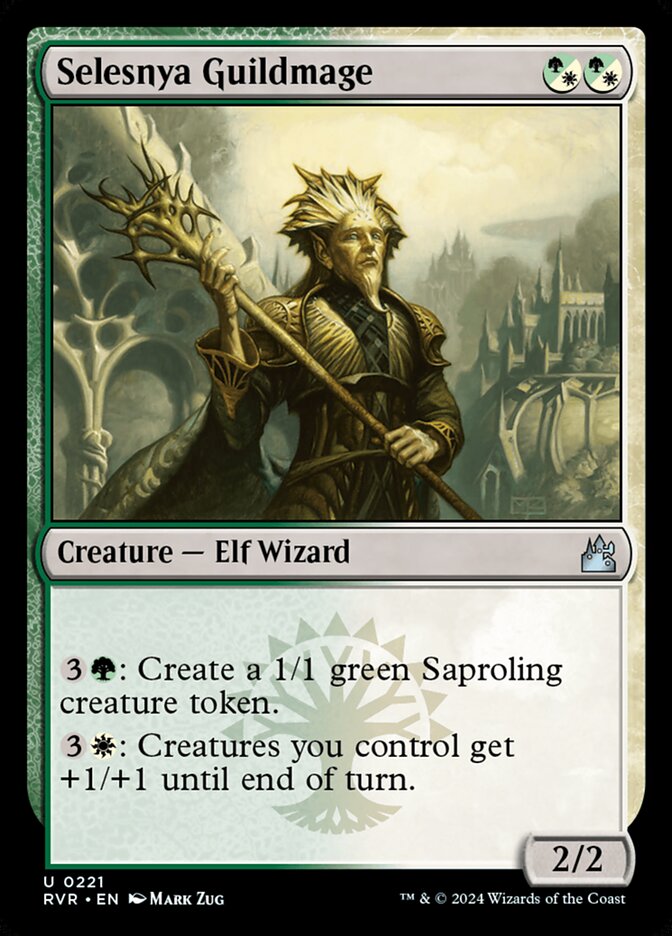 Selesnya Guildmage, Ravnica remastered Card Art