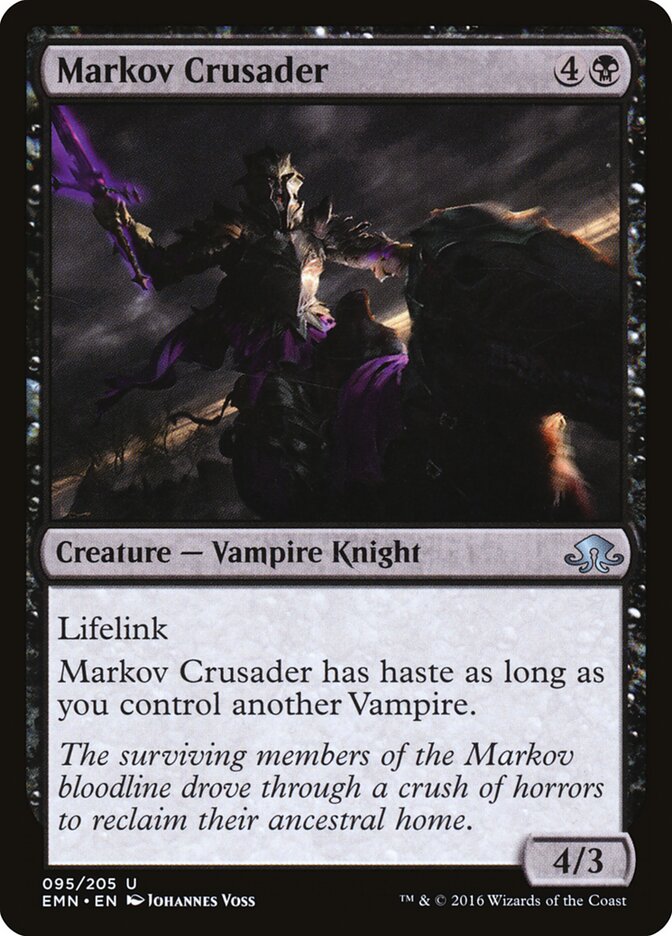 Markov Crusader, Eldritch Moon Card Art